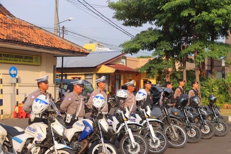 Operasi Patuh Krakatau 2025 di Bandar Lampung Dimulai, 7 Sasaran Utama Pelanggaran Lalu Lintas