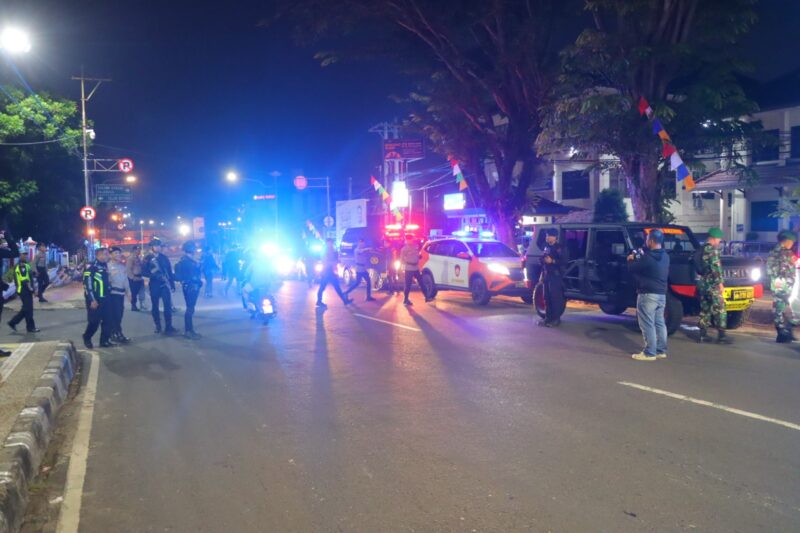 TNI-Polri Gelar Patroli Gabungan Skala Besar Jaga Kondusifitas di Bandar Lampung