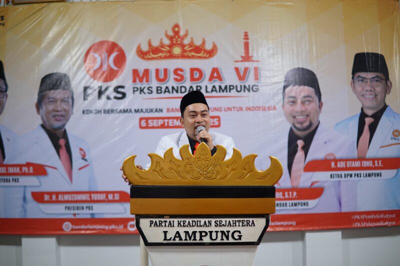 MUSDA VI PKS Kota Bandar Lampung: PKS Siap Berkolaborasi dan Bersinergi untuk Kemajuan Daerah
