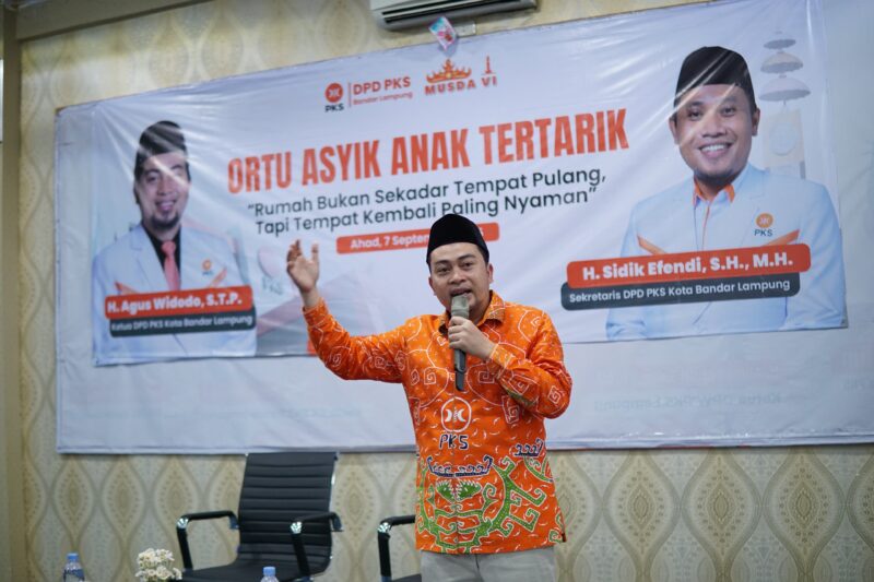 Kaderisasi Dimulai dari Rumah, PKS Bandar Lampung Gelar Seminar Parenting