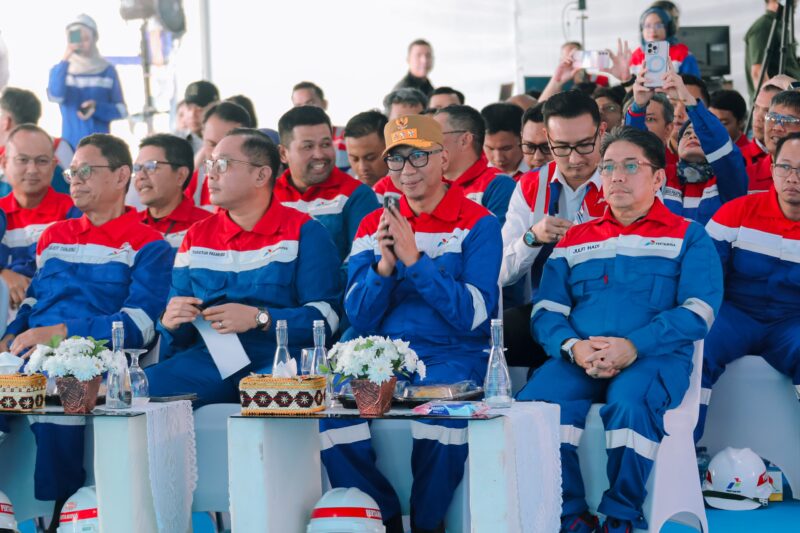 Ground Breaking Pembangunan Pabrik Percontohan Green Hydrogen Project Pertamina Geothermal Energy Digelar di Ulubelu Tanggamus