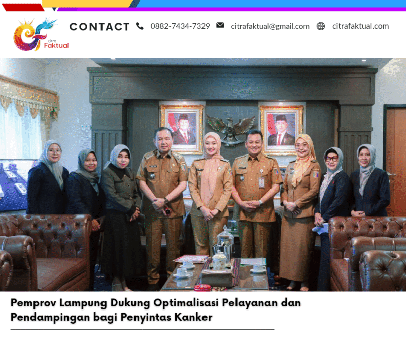 Pemprov Lampung Dukung Optimalisasi Pelayanan dan Pendampingan bagi Penyintas Kanker