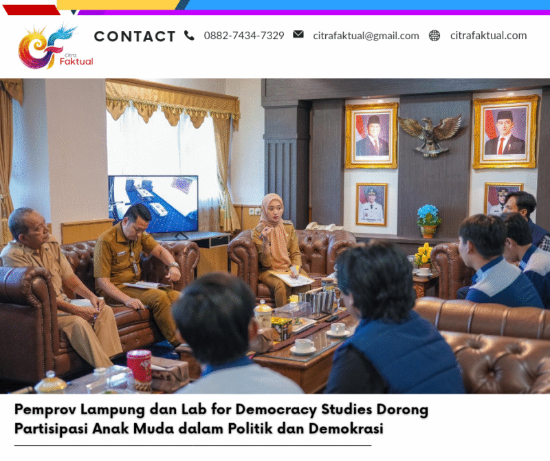 Pemprov Lampung dan Lab for Democracy Studies Dorong Partisipasi Anak Muda dalam Politik dan Demokrasi