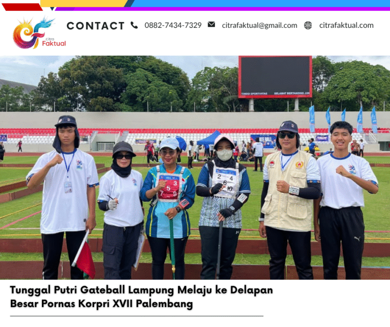 Tunggal Putri Gateball Lampung Melaju ke Delapan Besar Pornas Korpri XVII Palembang