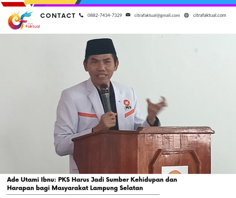 Ade Utami Ibnu: PKS Harus Jadi Sumber Kehidupan dan  Harapan bagi Masyarakat Lampung Selatan
