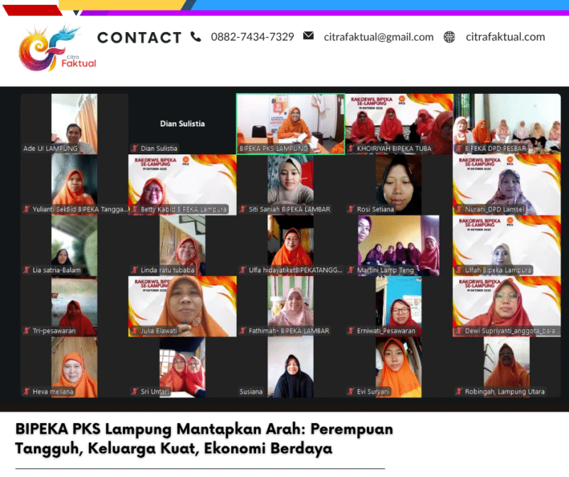 BIPEKA PKS Lampung Mantapkan Arah: Perempuan Tangguh, Keluarga Kuat, Ekonomi Berdaya