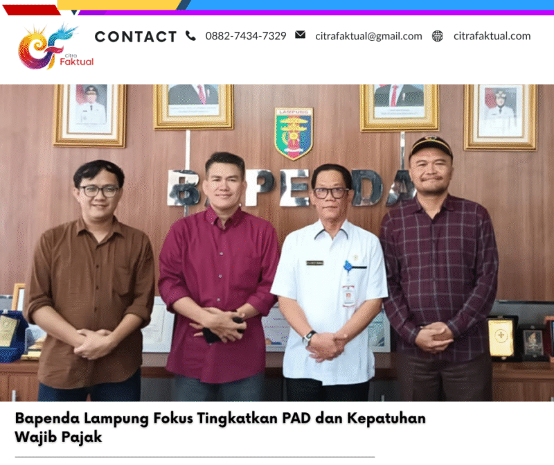 Bapenda Lampung Fokus Tingkatkan PAD dan Kepatuhan Wajib Pajak