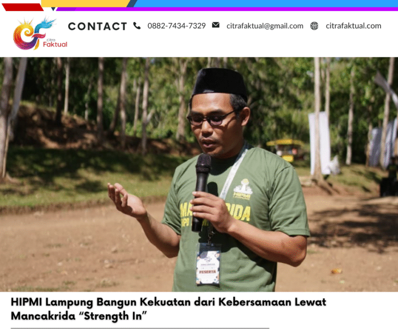 HIPMI Lampung Bangun Kekuatan dari Kebersamaan Lewat Mancakrida “Strength In”