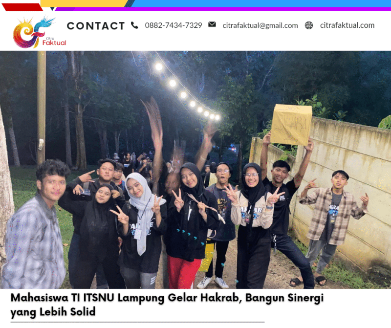 Mahasiswa TI ITSNU Lampung Gelar Hakrab, Bangun Sinergi yang Lebih Solid