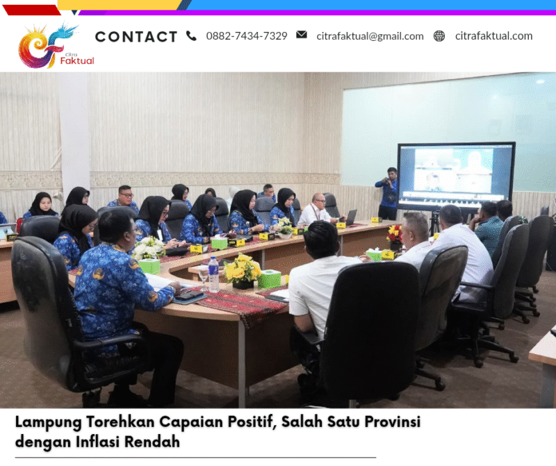 Lampung Torehkan Capaian Positif, Salah Satu Provinsi dengan Inflasi Rendah