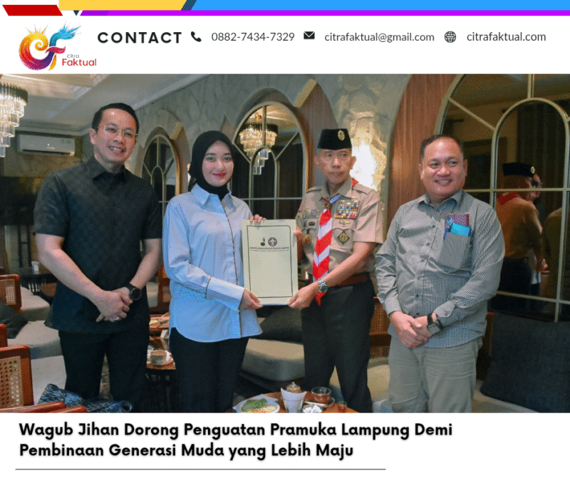 Wagub Jihan Dorong Penguatan Pramuka Lampung Demi Pembinaan Generasi Muda yang Lebih Maju