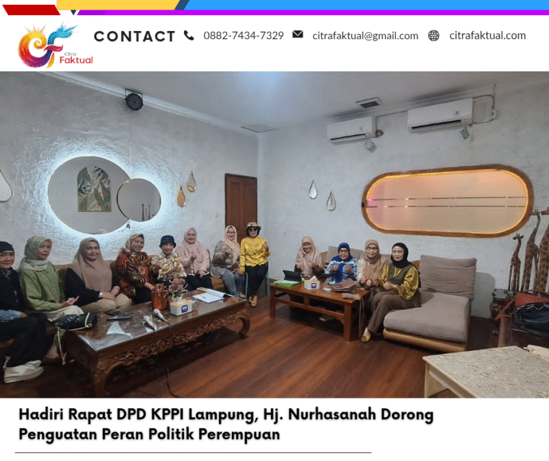 Hadiri Rapat DPD KPPI Lampung, Hj. Nurhasanah Dorong Penguatan Peran Politik Perempuan