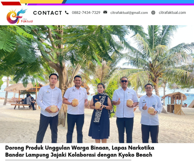 Dorong Produk Unggulan Warga Binaan, Lapas Narkotika Bandar Lampung Jajaki Kolaborasi dengan Kyoko Beach