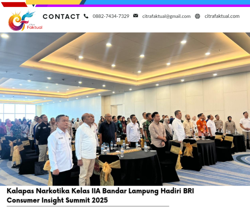 Kalapas Narkotika Kelas IIA Bandar Lampung Hadiri BRI Consumer Insight Summit 2025
