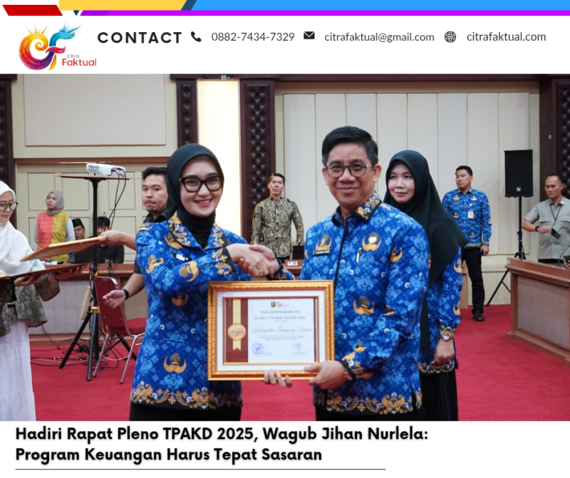 Hadiri Rapat Pleno TPAKD 2025, Wagub Jihan Nurlela: Program Keuangan Harus Tepat Sasaran