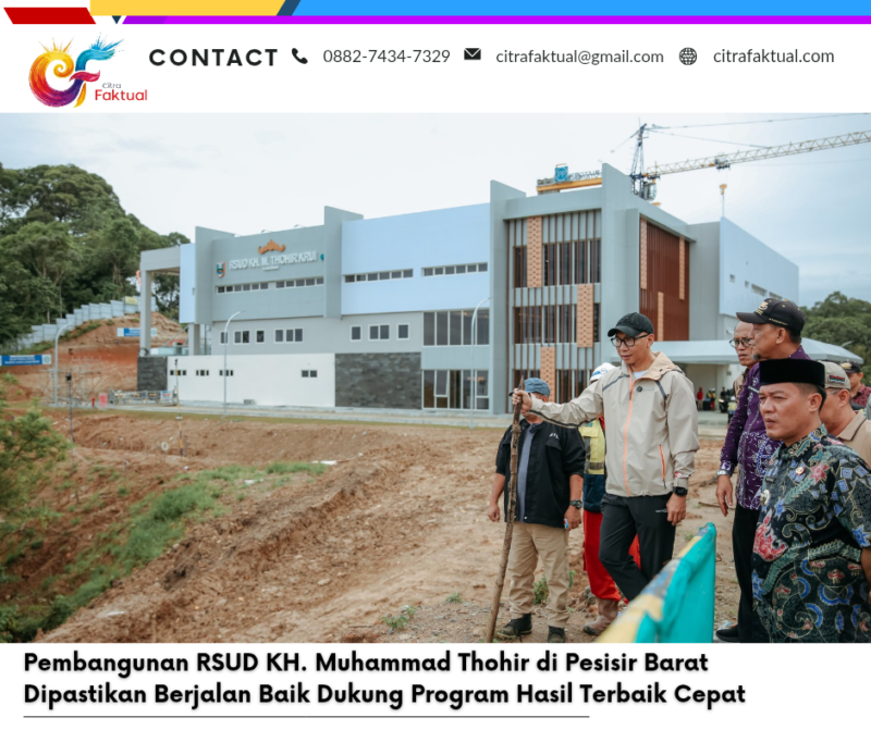 Pembangunan RSUD KH. Muhammad Thohir di Pesisir Barat Dipastikan Berjalan Baik Dukung Program Hasil Terbaik Cepat