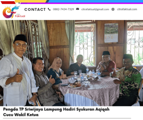 Pengda TP Sriwijaya Lampung Hadiri Syukuran Aqiqah Cucu Wakil Ketua