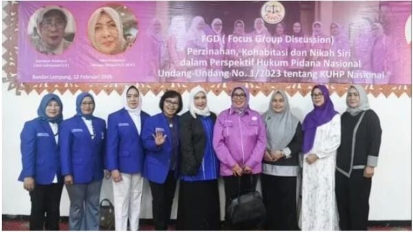 Anggota DPRD Lampung Hadiri FGD Bahas Pasal Perzinaan dan Kumpul Kebo dalam KUHP Baru