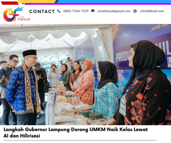 Langkah Gubernur Lampung Dorong UMKM Naik Kelas Lewat AI dan Hilirisasi