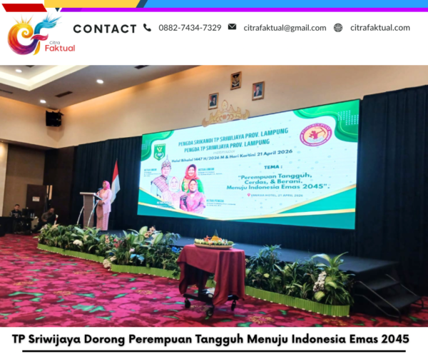 TP Sriwijaya Dorong Perempuan Tangguh Menuju Indonesia Emas 2045