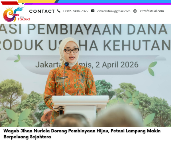 Wagub Jihan Nurlela Dorong Pembiayaan Hijau, Petani Lampung Makin Berpeluang Sejahtera