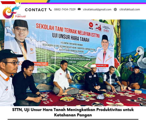 STTN, Uji Unsur Hara Tanah Meningkatkan Produktivitas untuk Ketahanan Pangan